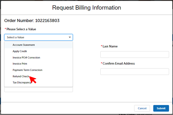 How to Request a Refund Check